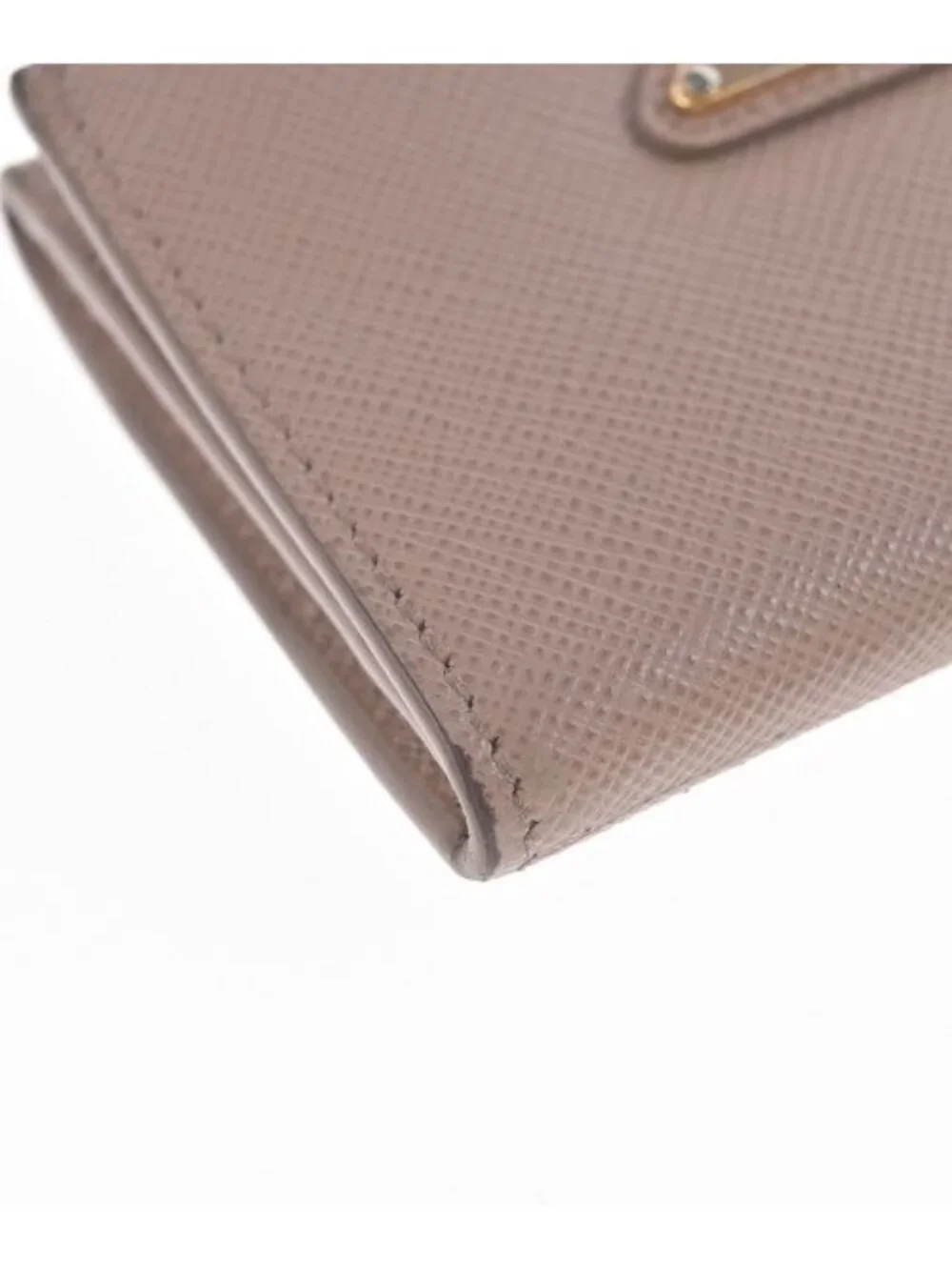 Prada Card Case Card Holders Beige